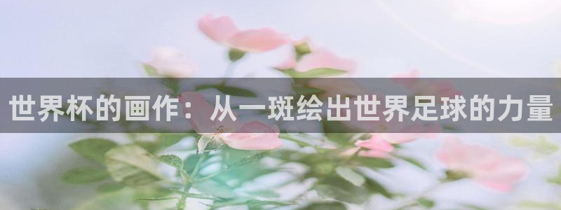 世界杯2026比赛时间表：世界杯的画作：从一斑绘出世界足球的力量